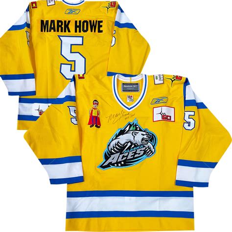 Mark Howe Autographed & Event-Worn Alaska Aces Jersey - NHL Auctions