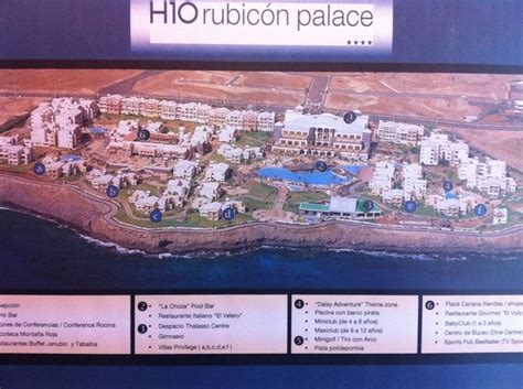 "Übersichtsplan" Hotel H10 Rubicon Palace (Playa Blanca) • HolidayCheck ...