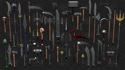 Mega Melee Weapons Pack | GameDev Market