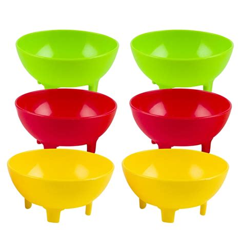 6 Pc Salsa Bowls Set Serving Dish Mexican Snack Guacamole Bowl ...