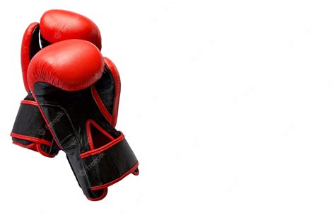 Premium Photo | Red boxing gloves isolated on white background