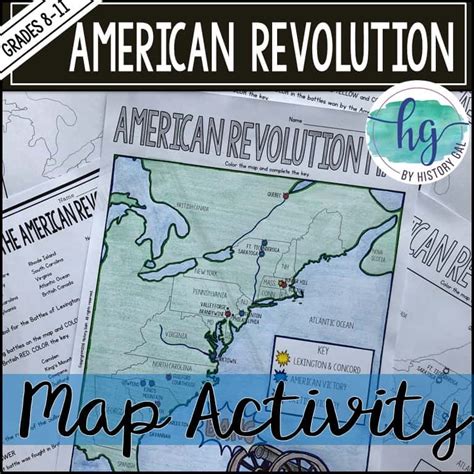 American Revolution Map Of Battles