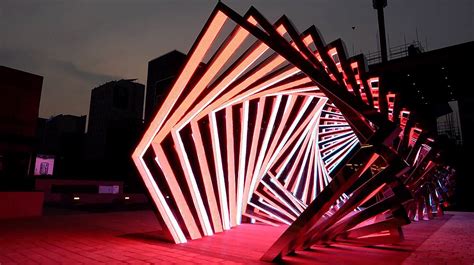 Accumulation: Dramatic LED Light Tunnel by Yang Minha | Inspiration ...