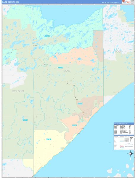 Maps of Lake County Minnesota - marketmaps.com