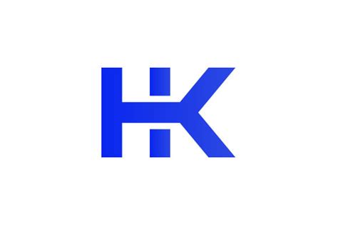 HK Logo Design Vector Graphic by xcoolee · Creative Fabrica