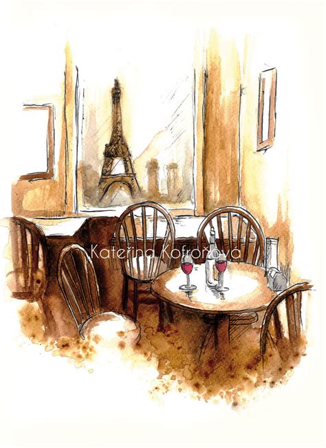 French Cafe by KKofronova on DeviantArt