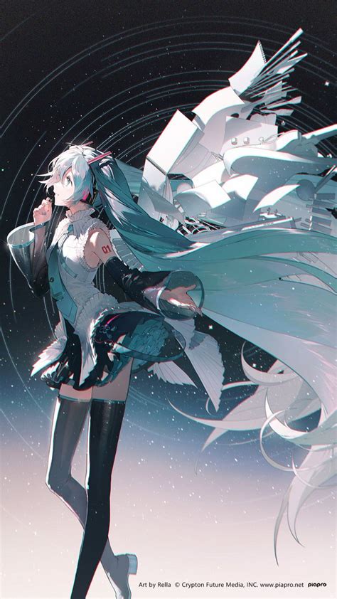 初音ミク 「「初音ミクHappy 16th Birthday -Dear Creators-」|Rellaのイラスト