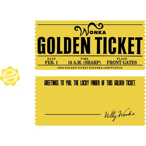 Wonka Golden Ticket logo, Vector Logo of Wonka Golden Ticket brand free ...