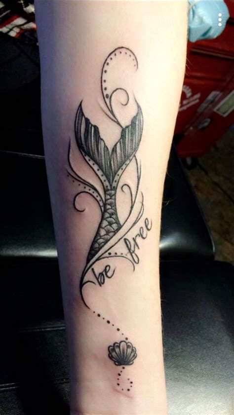 Mermaid tail tattoo | Mermaid tattoo designs, Mermaid tail tattoo ...