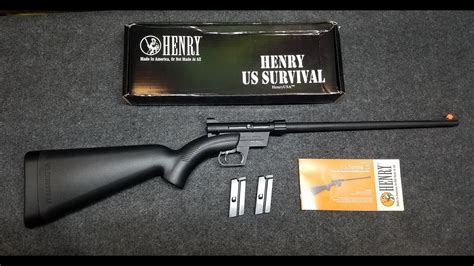 Henry U.S. Survival Rifle AR-7 22lr Unboxing and Tabletop - YouTube