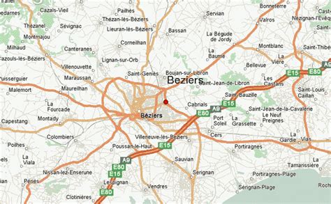 Beziers tourist guide - France map - Plans and maps of Beziers