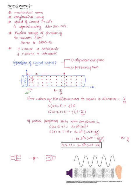 Physics Sound Waves - notes - Studocu