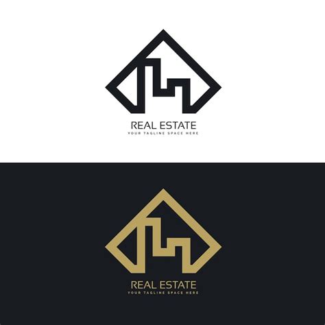 Free Vector | Elegant real estate logo