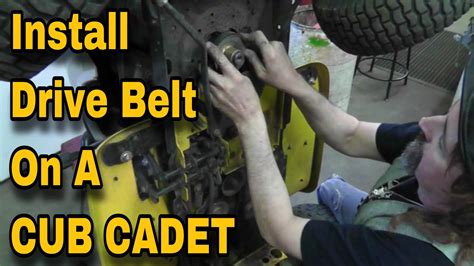 How To Replace Drive Belt On Cub Cadet Ltx 1046 Belt Poster | Images ...