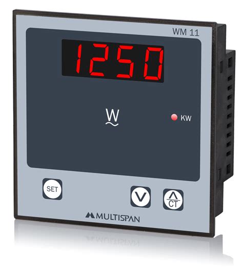 230v Ac,50hz LED Single Phase Panel Meter- Watt Meter, Model Name ...