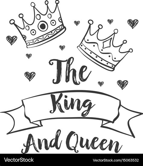 Couple King And Queen Crowns Drawings - img-uber