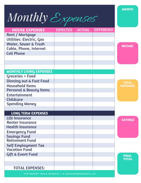 15 Free Budget Templates That Will Help Pay Down Debt Fast - Arts and ...