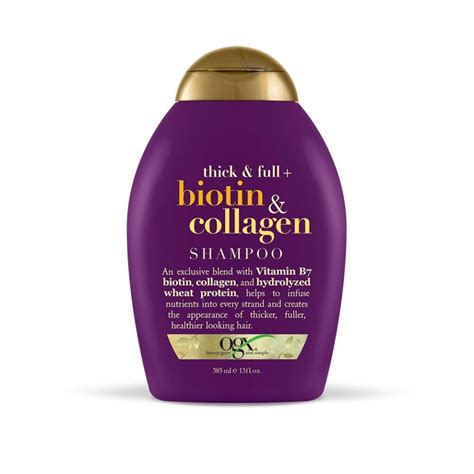 Shampoo Ogx Thick and Full biotin and collagen 385 ml | Walmart