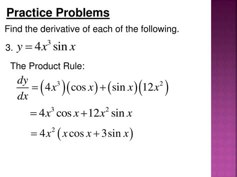 PPT - Derivatives of Sine and Cosine PowerPoint Presentation, free ...