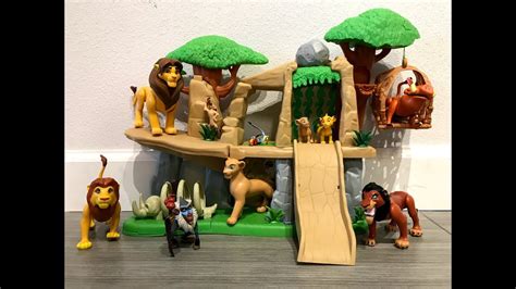 Disney Store The Lion King Pride Rock Playset And Figures Collection ...