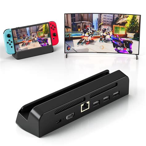 Nintendo Lan Switch Oled Docking Station Nintendo Switch Dock Station ...