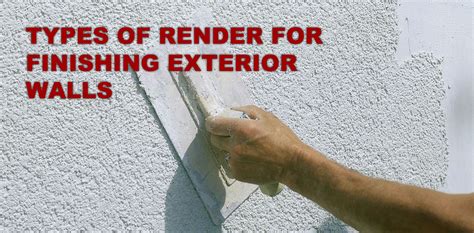 Types of render for finishing exterior walls | Render Supply Co ...