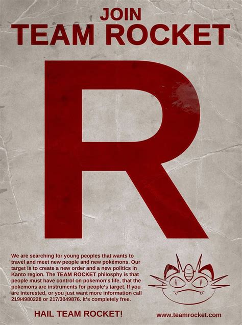 To protect the world from devastation. Team rocket, Pokemon poster ...