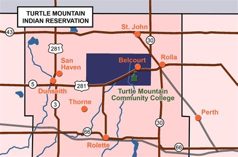 Image detail for -Turtle Mountain Indian Reservation. (Map by Cassie ...