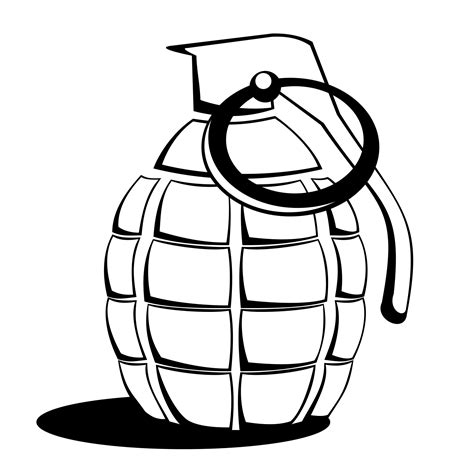 Grenade Drawing - ClipArt Best