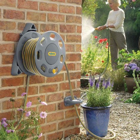 Wall Mounted Garden Hose Reel Holder