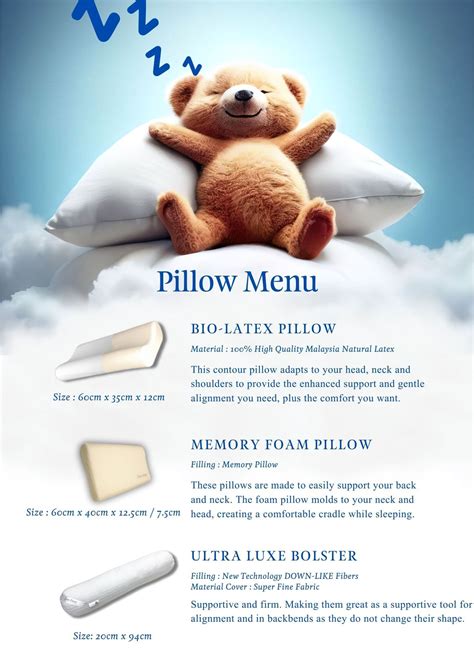 PILLOW MENU | Sunway Velocity Hotel