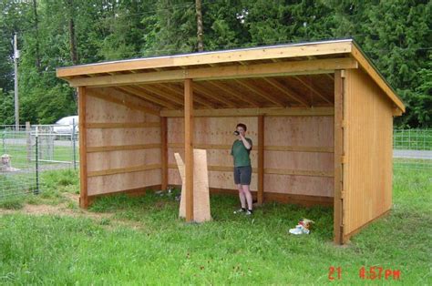 Loafing Shed Plans - Storage Shed Plans