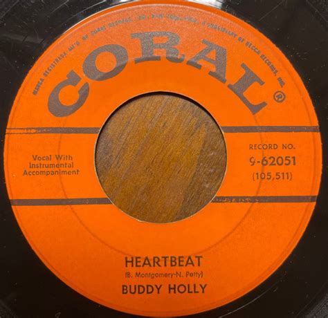 Buddy Holly – Heartbeat / Well.... All Right (1958, Vinyl) - Discogs