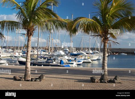 Lanzarote: Puerto Calero Stock Photo - Alamy