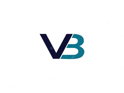 Premium Vector | Vb logo design