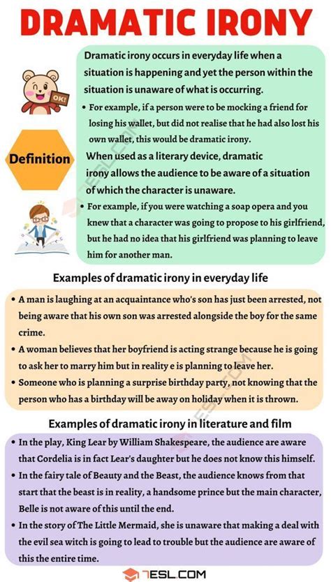 DRAMATIC IRONY | Essay writing, Teaching literature, English writing skills