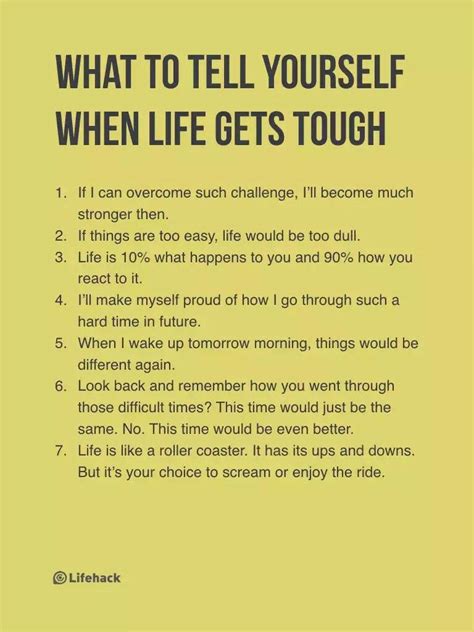 What to tell when things get tough | Healthy mind set | Personlig ...