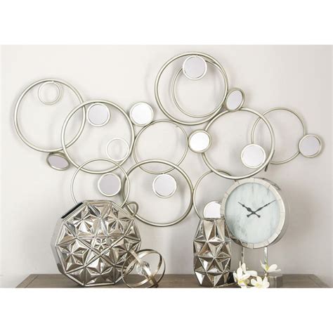 Silver Mirror Wall Art