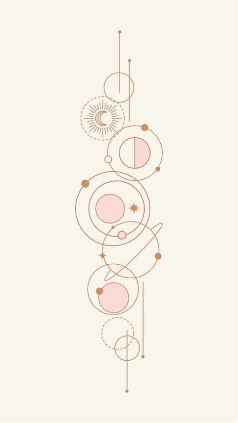 Celestial iPhone wallpaper, abstract pastel | Premium Vector - rawpixel