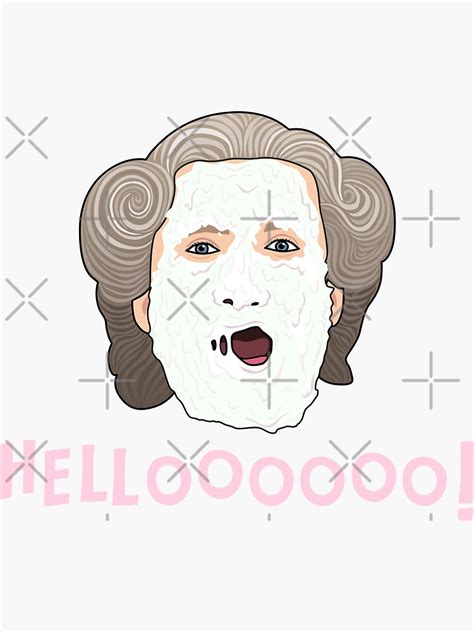 "Mrs Doubtfire | Hello" Sticker for Sale by Jakmalone | Redbubble