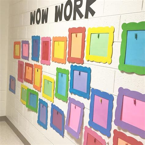 The wall is ready for a new batch or work this year! | Kindergarten ...