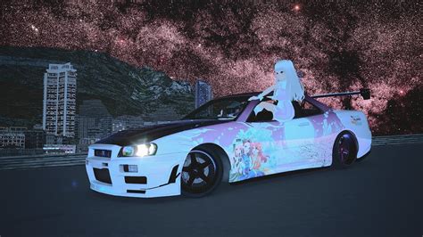 HD Wallpaper: GTR R34, JDM, Anime Girls, Selfies Wallpaper, 60% OFF