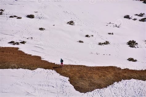 Snowy mountain landscape 21519461 Stock Photo at Vecteezy