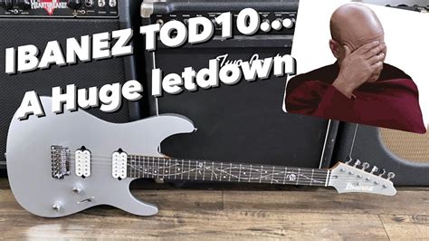 Ibanez TOD10 Tim Henson Signature Classic Silver, 60% OFF