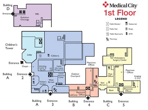 Medical City Plano Campus Map