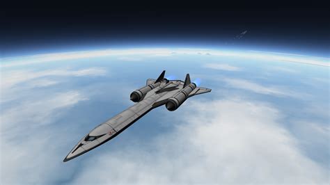 I present to you the Lockheed M-21 Carrier, a modified SR-71 Blackbird ...