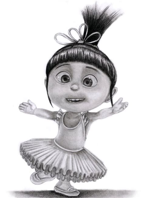 Despicable Me - Agnes by Nym182 | Ideias para desenho, Disney, Desenho