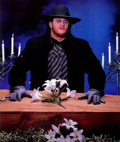 Old school Undertaker as he was part of a segment called the Funeral ...