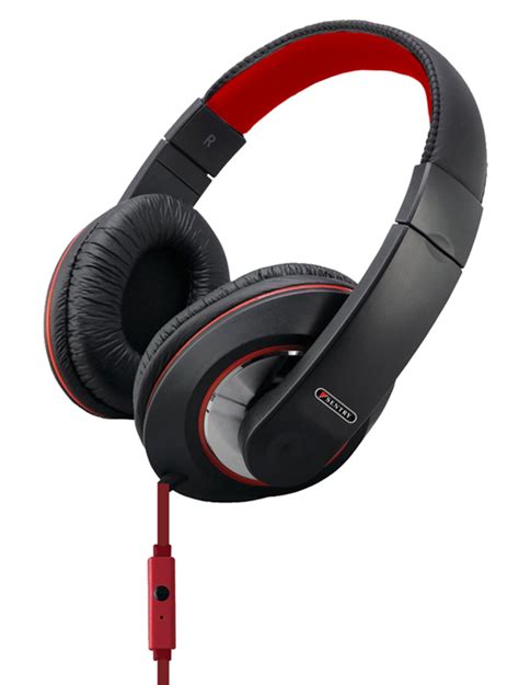 Dropship Wholesale Sentry Deep Bass Headphones w/Mic Red