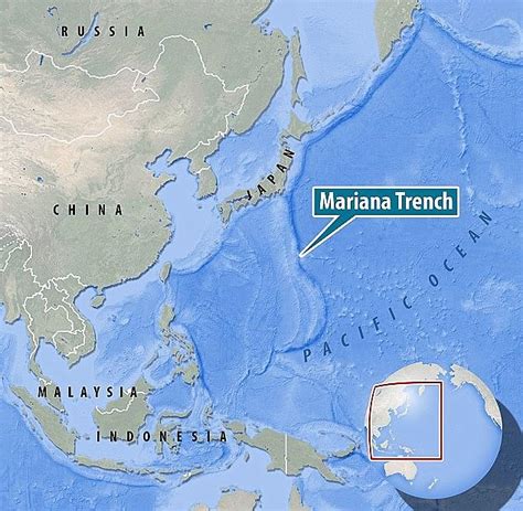 Top 90+ Pictures Where Is The Mariana Trench On A Map Updated